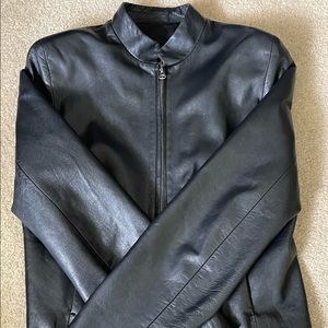 Leather Jacket from Florence Italy in Size 44